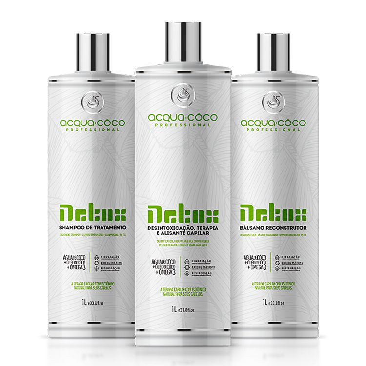 Kit Detoxification, Therapy and Hair Straightener